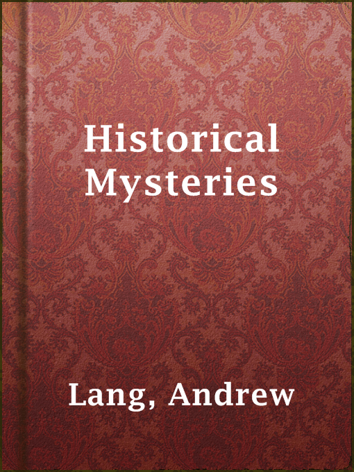 Cover image for Historical Mysteries